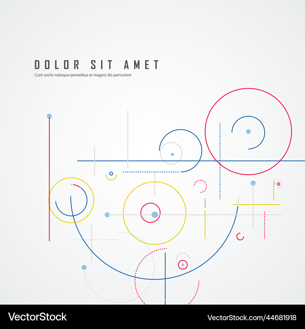 Abstract circular elements Abstract circular elements vector image