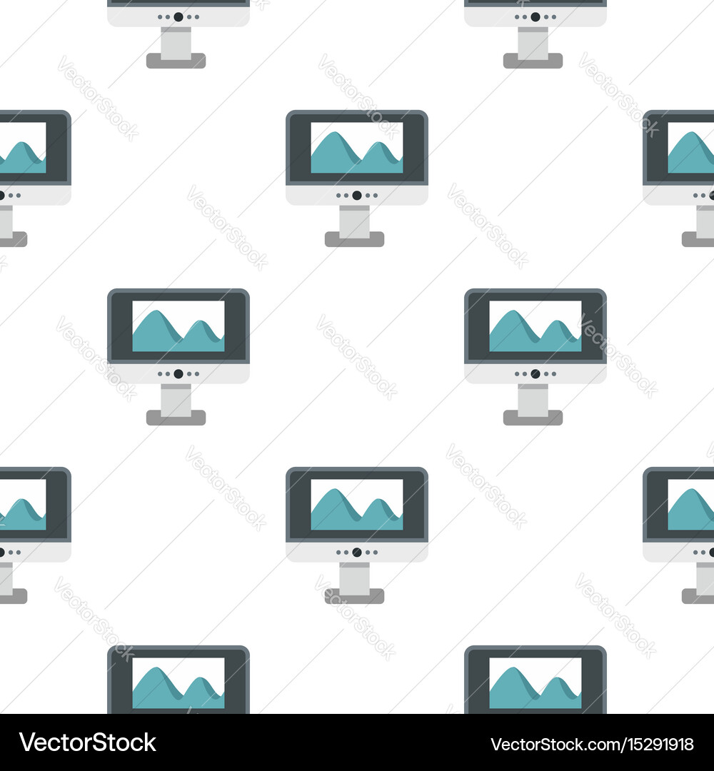 Computer pattern flat vector image