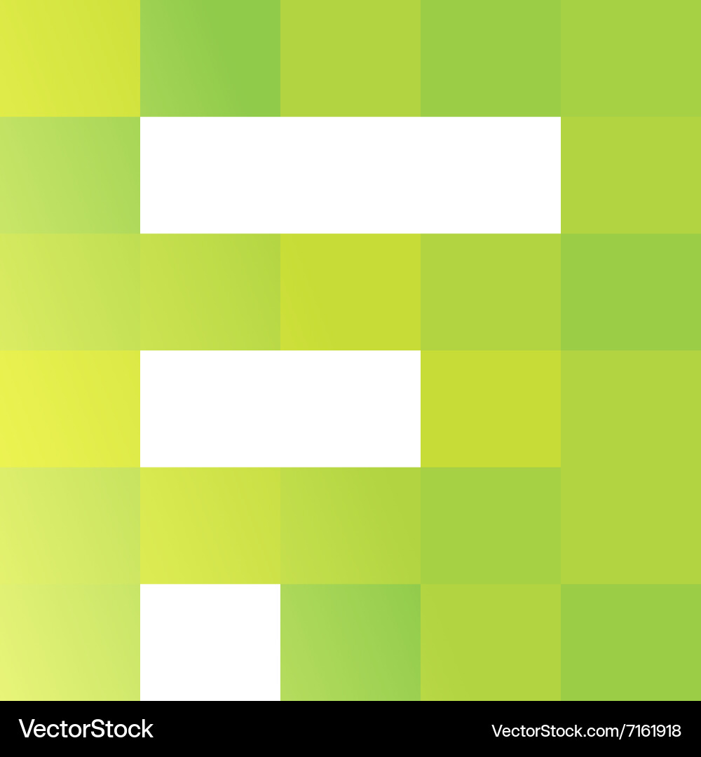 F letter pixels square logo Royalty Free Vector Image