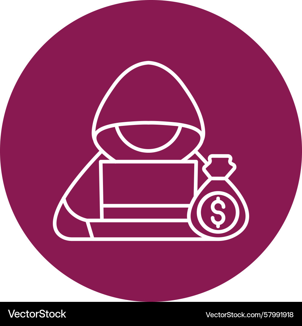 Fraud line multi circle Vector Image