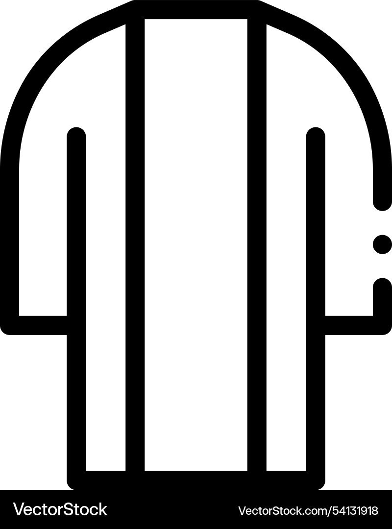 Happiness icon thin linear style design isolated Vector Image