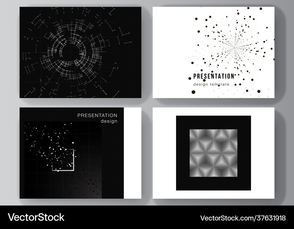 Layout presentation slides design Layout presentation slides design vector image