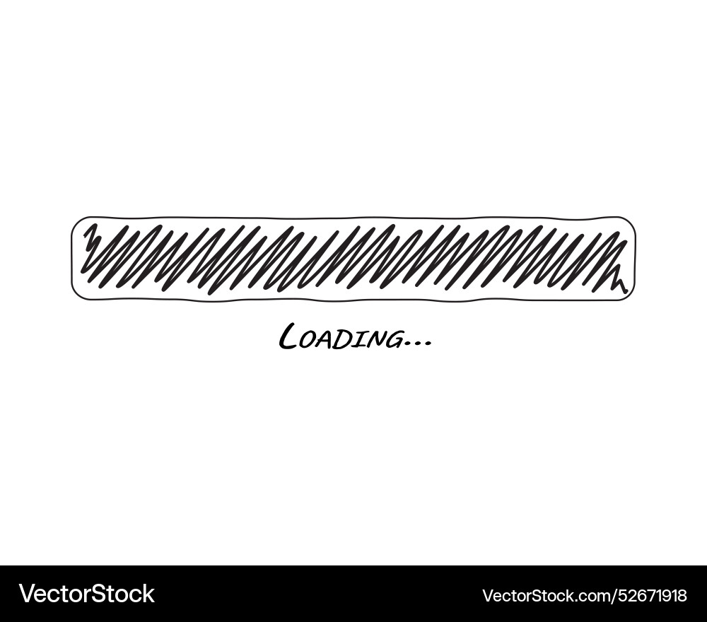 Loading bar status icon loaded icons download Vector Image