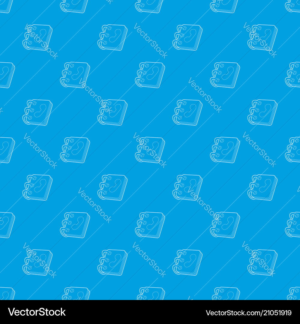 Notebook pattern seamless blue Notebook pattern seamless blue vector image