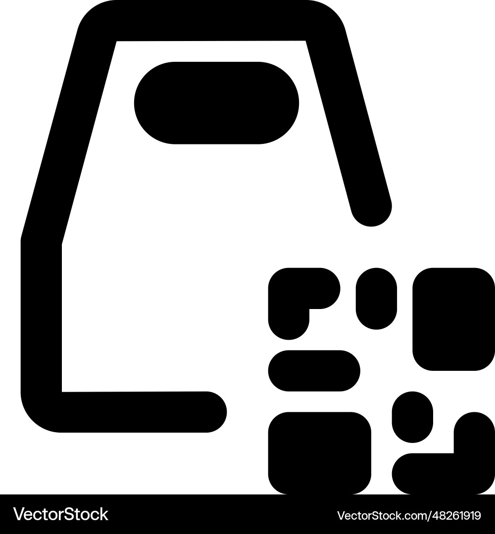 Use of qr code to order takeaways vector image