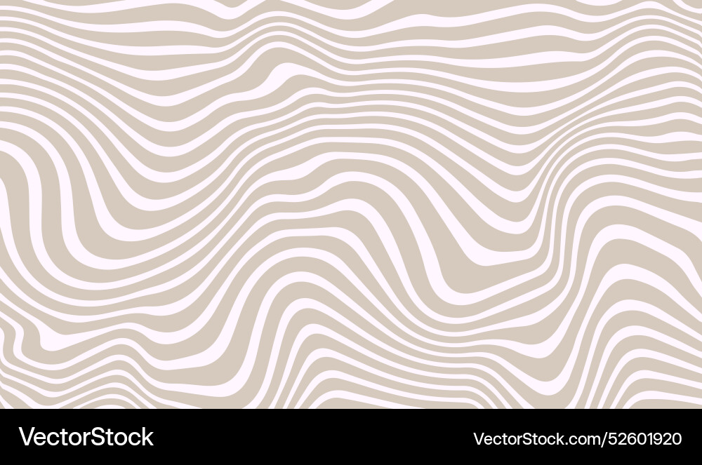 Abstract horizontal background with wavy lines vector image