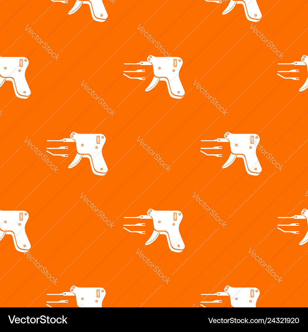 Code reader pattern orange vector image