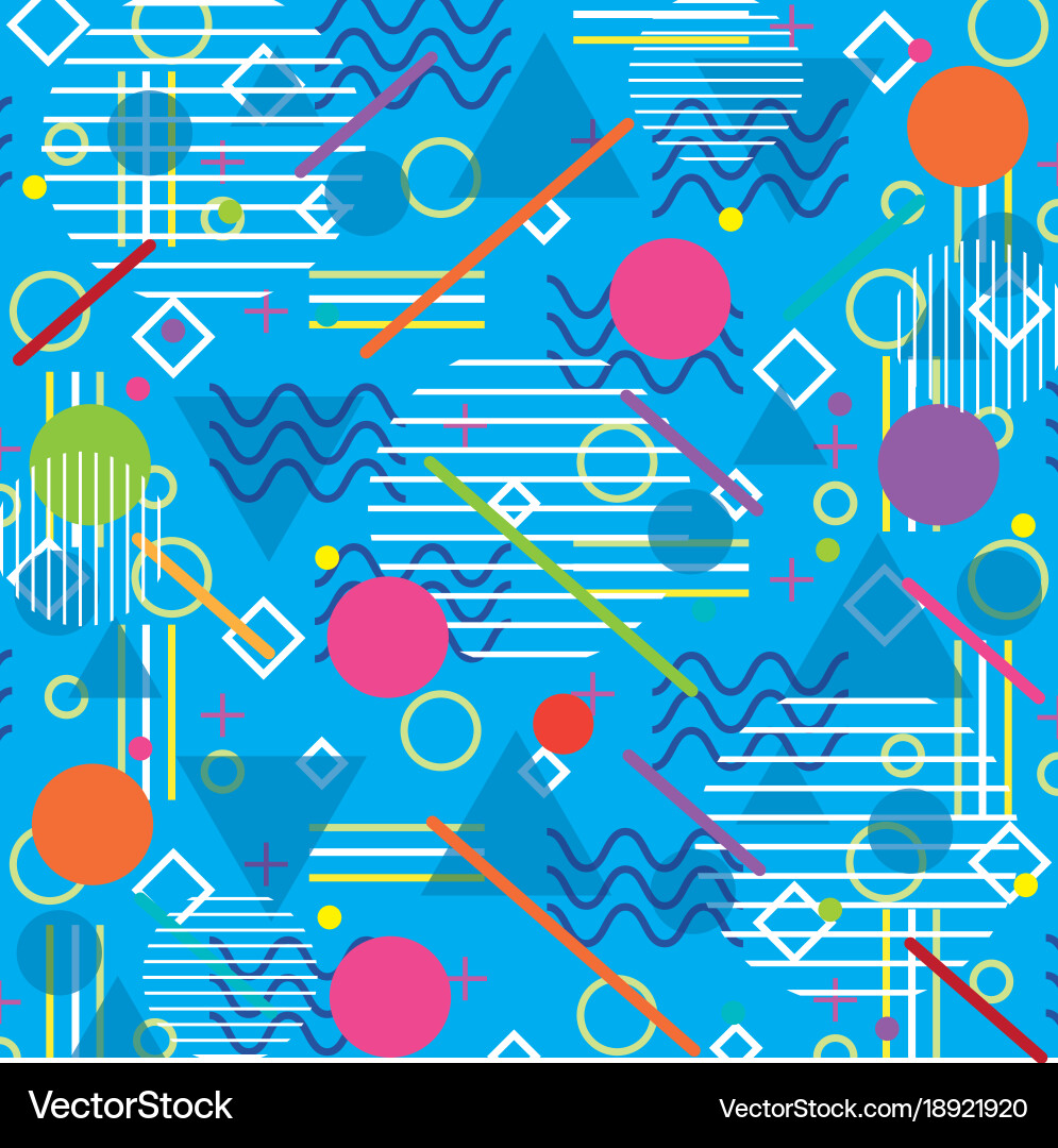 Geometric Abstract Pattern Background Vector Image