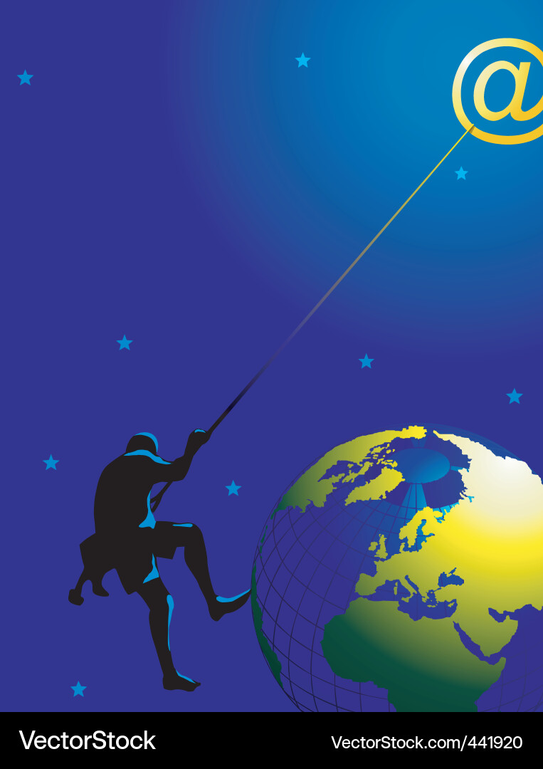 Global communication Vector Image