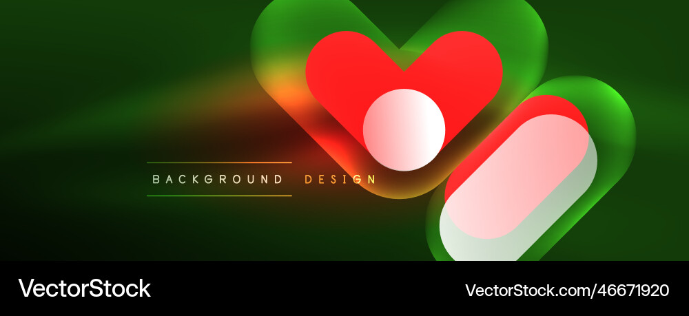 Neon circle abstract background template Neon circle abstract background template vector image