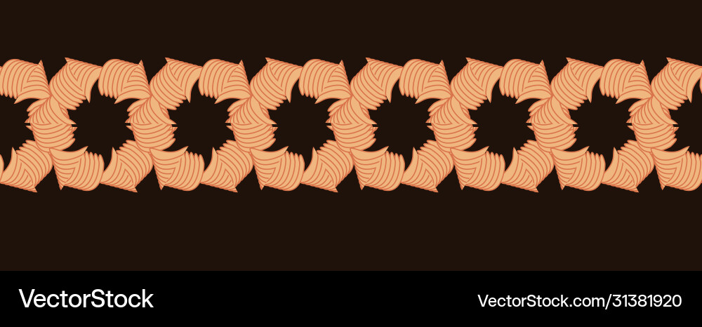 Seamless horizontal banner pattern polygons Vector Image