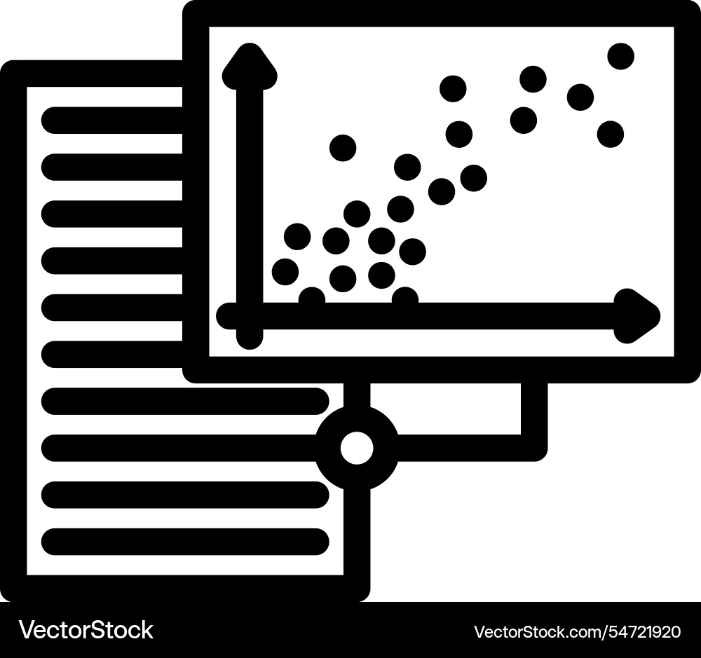 Text analysis graph natural language processing Text analysis graph natural language processing vector image