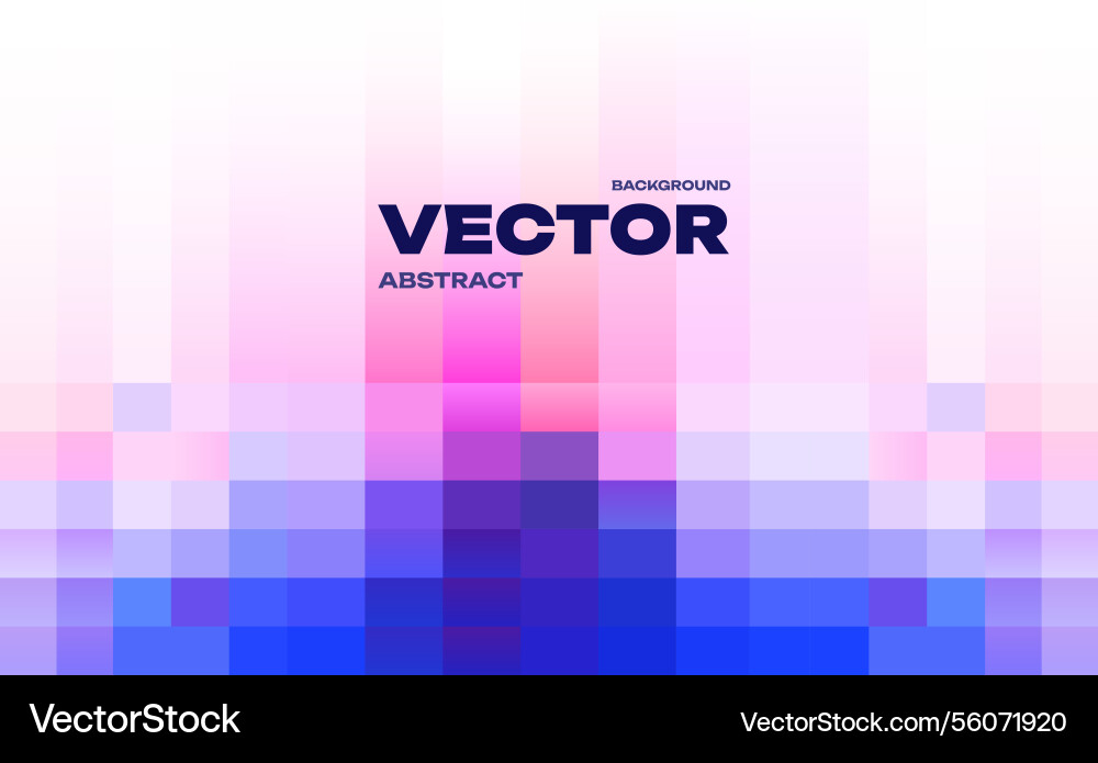 Vertical pixelated gradient background effect vector image