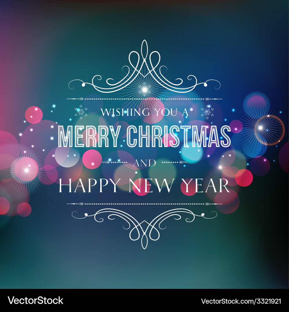 Abstract christmas light background Royalty Free Vector