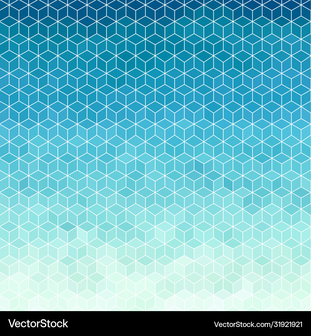 Geometric Water Pattern - Hexagonal Tile vector image