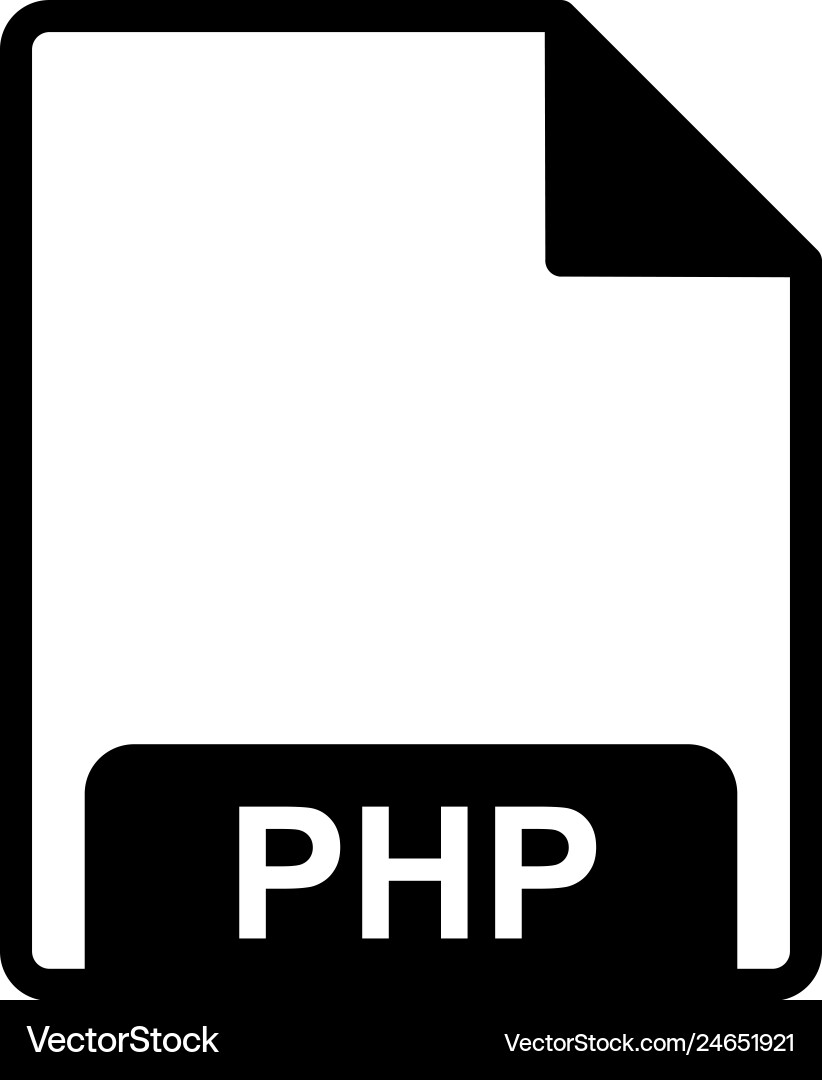 Php icon vector image