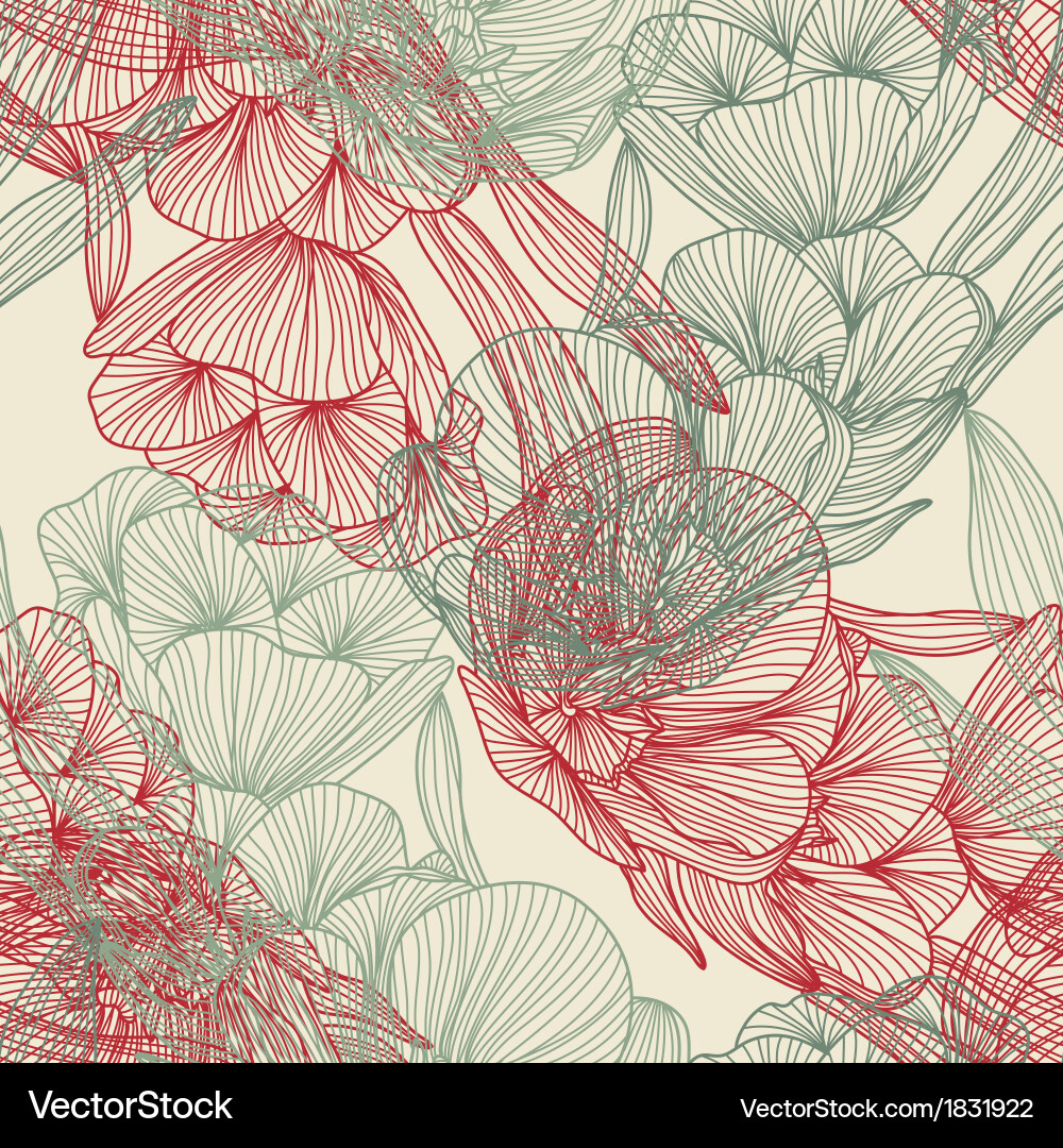 Seamless pattern vector image
