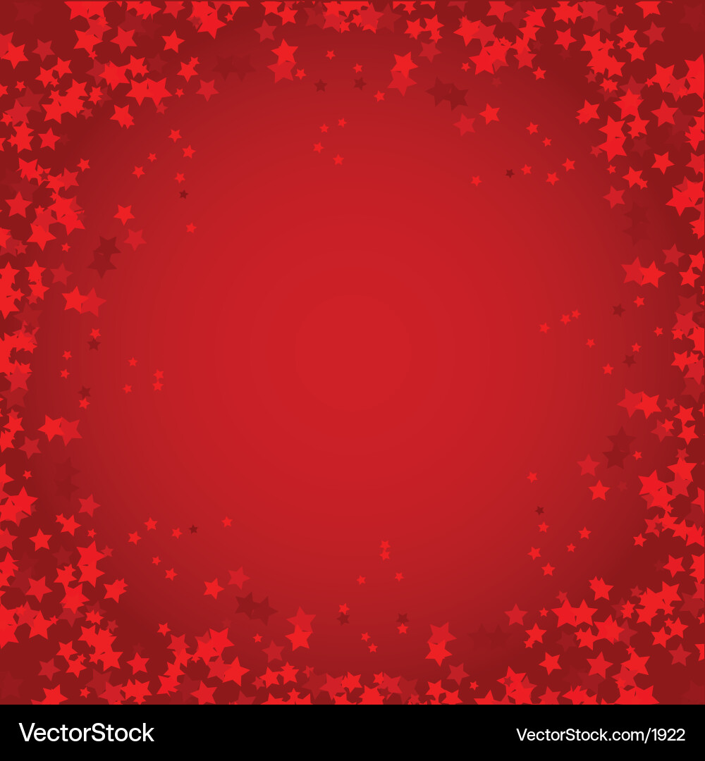 Starry Border Vector Image