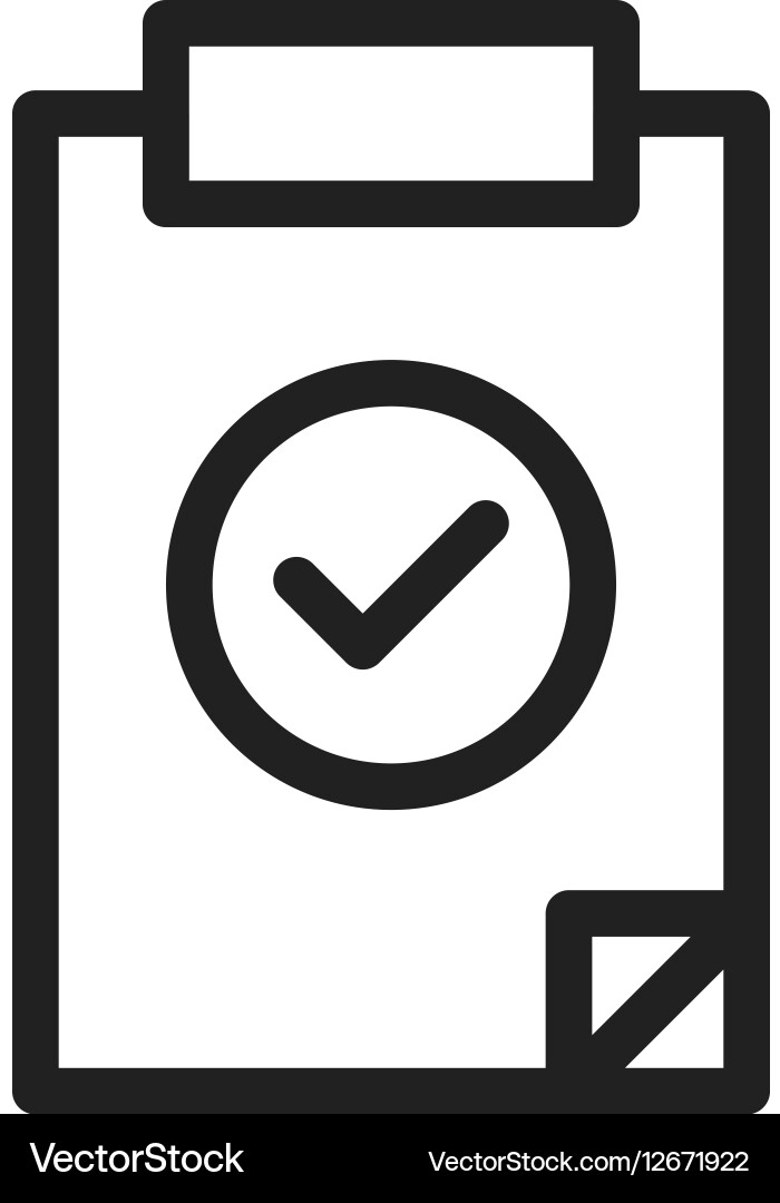 Validated list vector image
