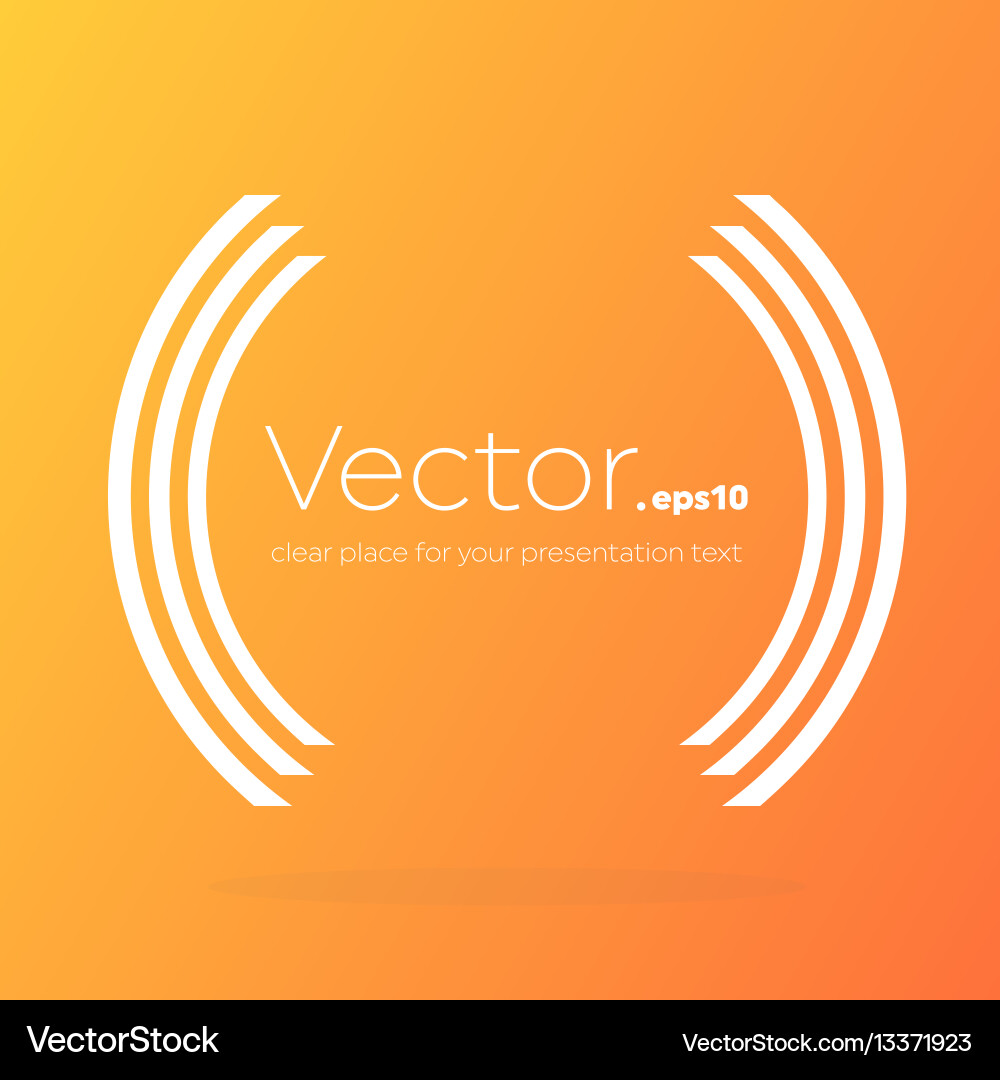 Abstract concept empty speech square quote Vector Image
