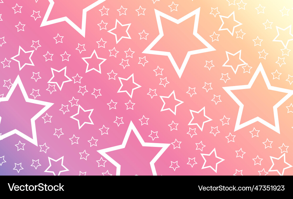 Abstract starry seamless pattern on gradient Abstract starry seamless pattern on gradient Vector Image