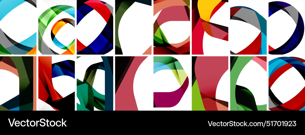 Collection of abstract background with waves Collection of abstract background with waves Vector Image