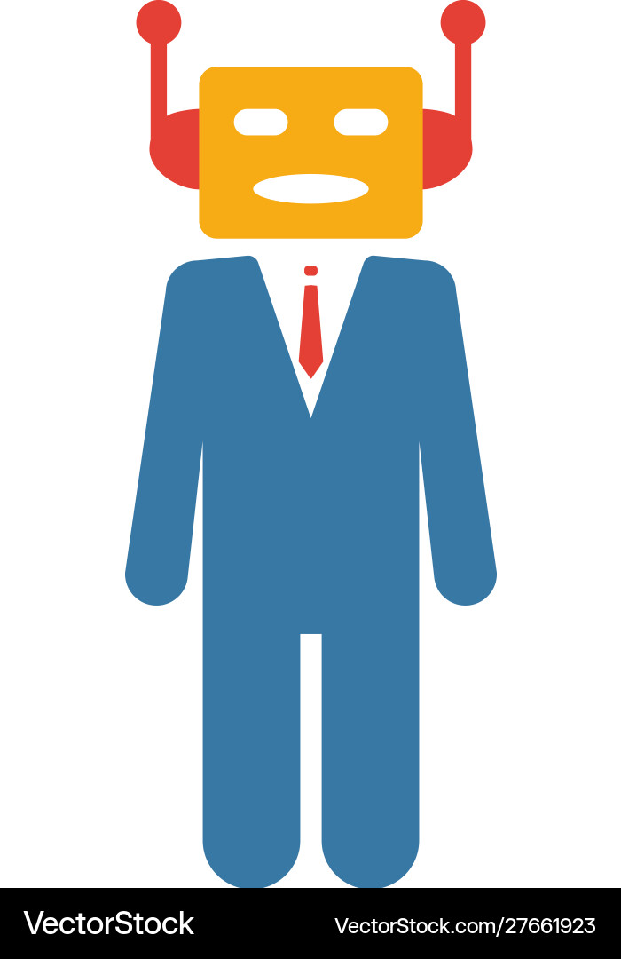 Robo-advisors icon set four elements in different Robo-advisors icon set four elements in different Vector Image