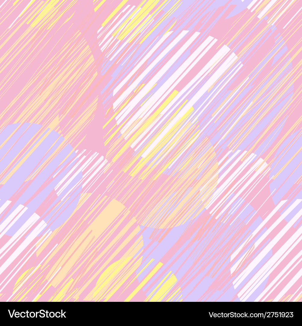Seamless pattern with abstract circle ornament vector image