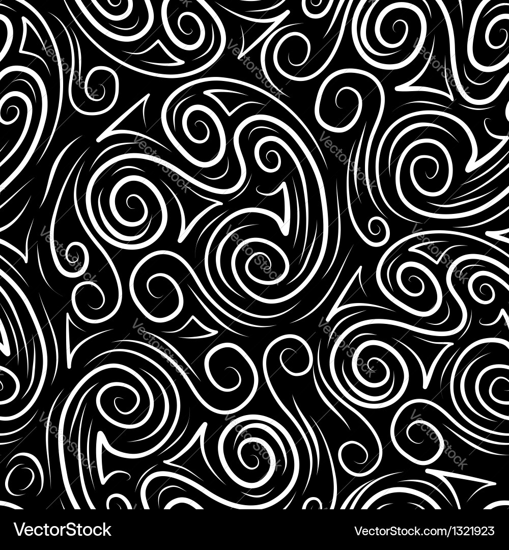 Swirl Pattern - Abstract Repeat vector image