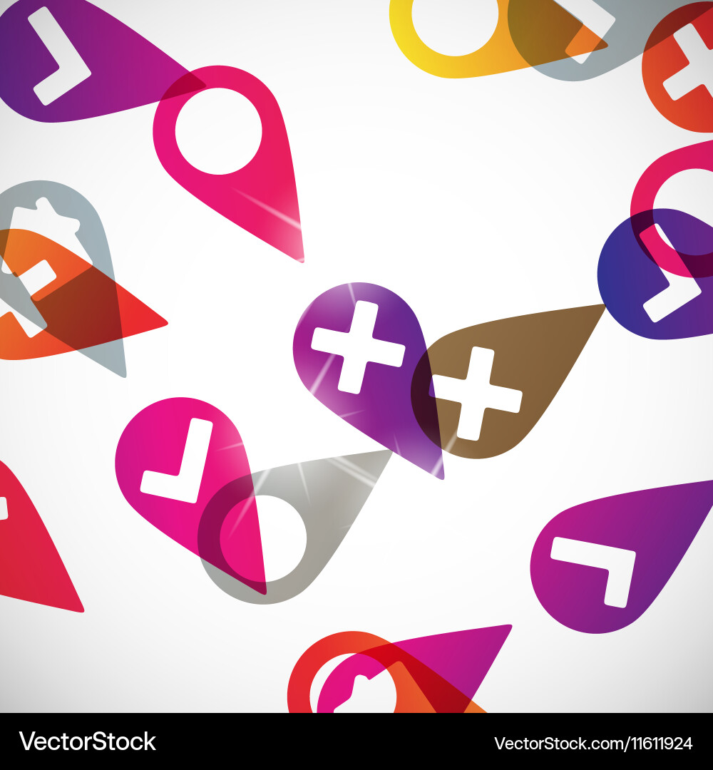 Abstract background pointer Vector Image