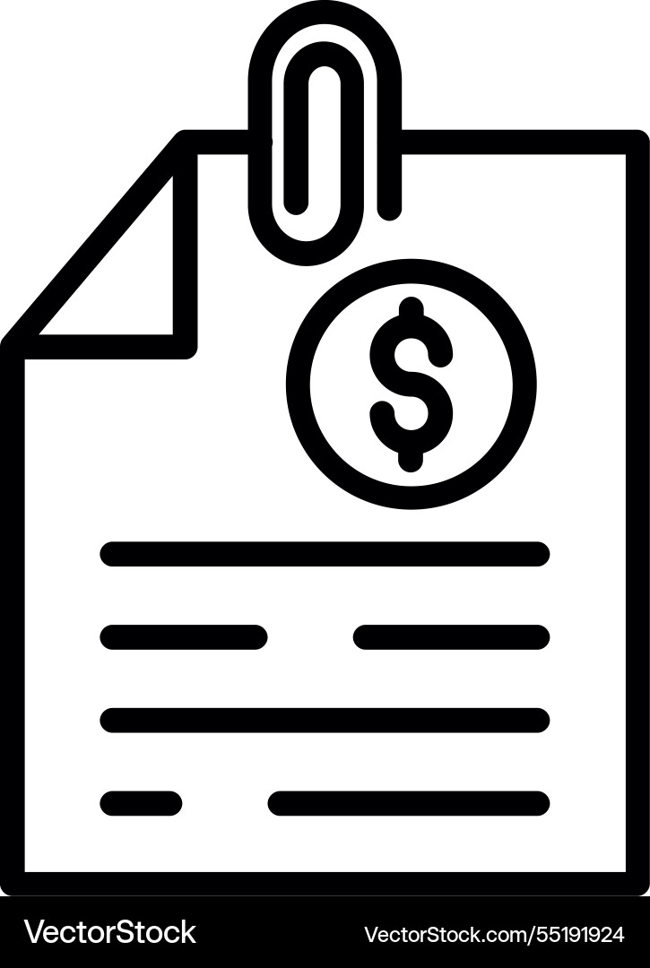 Files line icon design Vector Image