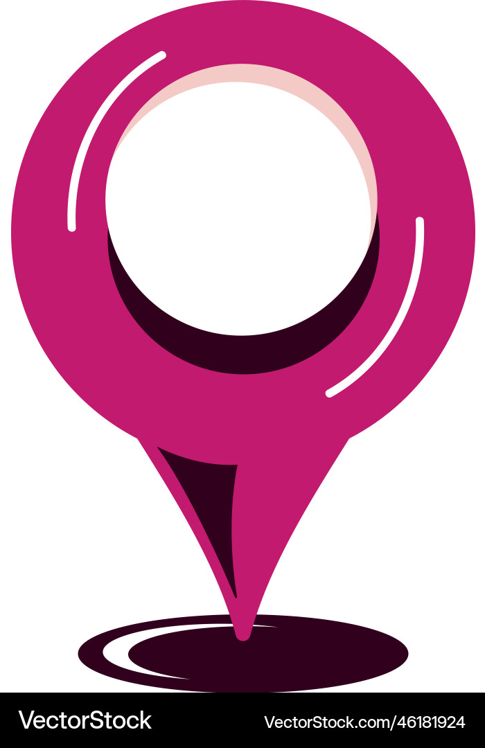 Pin pointer location Vector Image
