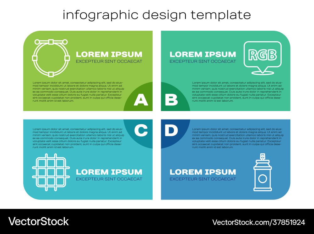 Set line grid graph paper circle with bezier Set line grid graph paper circle with bezier vector image