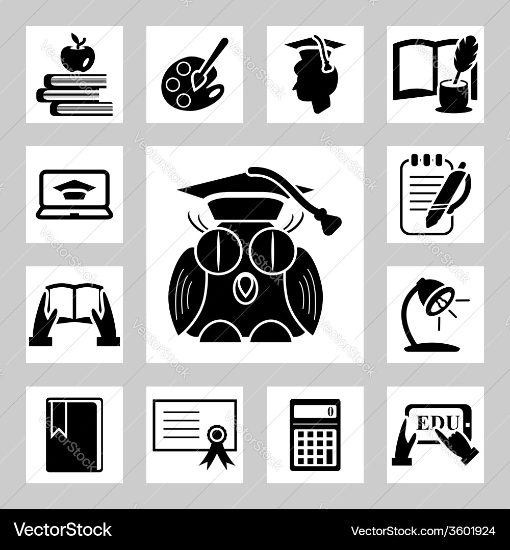 Study Day Vector Studying2 Royalty Free Vector Image - VectorStock