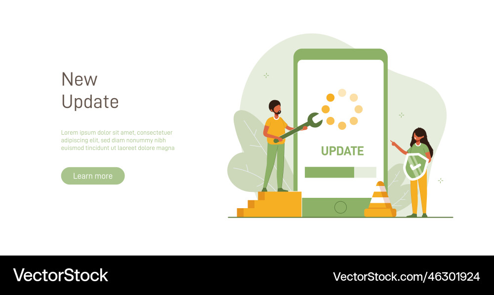 System- oder Web-Applikations-Upgrade-Verfahren System- oder Web-Applikations-Upgrade-Verfahren vektorbild