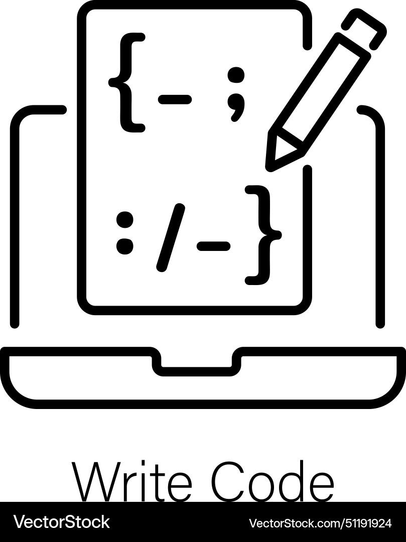 Write code vector image