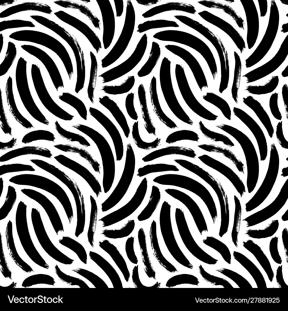 Abstract Brush Stroke Pattern Vector Image