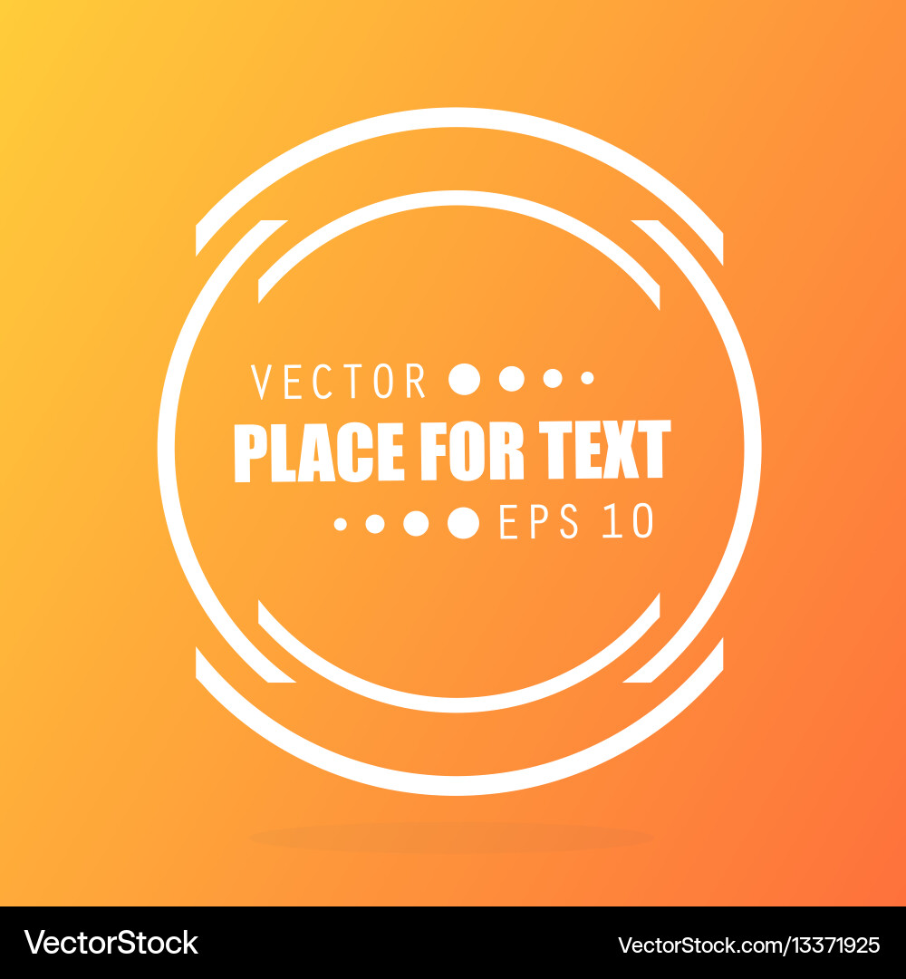 Abstract concept empty speech square quote Vector Image