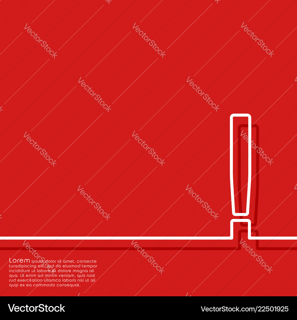Abstract red background with exclamation mark Abstract red background with exclamation mark vector image