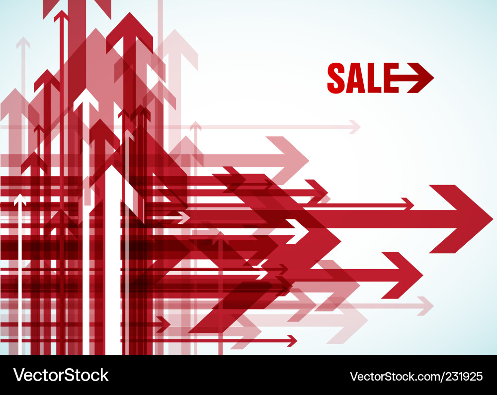 Arrow Directional Abstract Background vector image