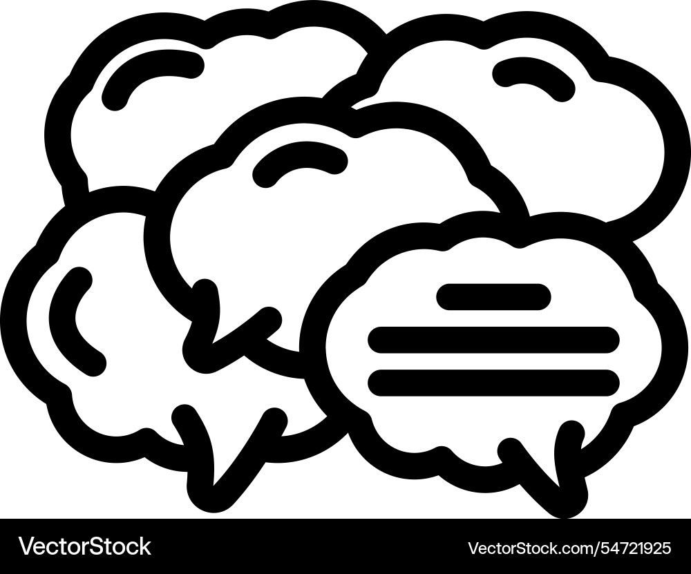 Context bubble natural language processing nlp Context bubble natural language processing nlp vector image