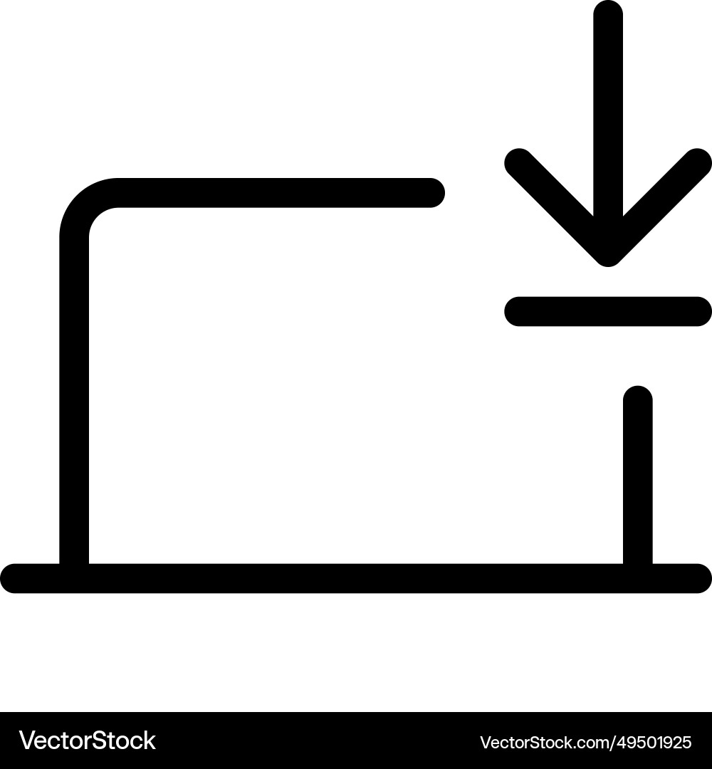 Fetching and saving data onto laptop storage Vector Image