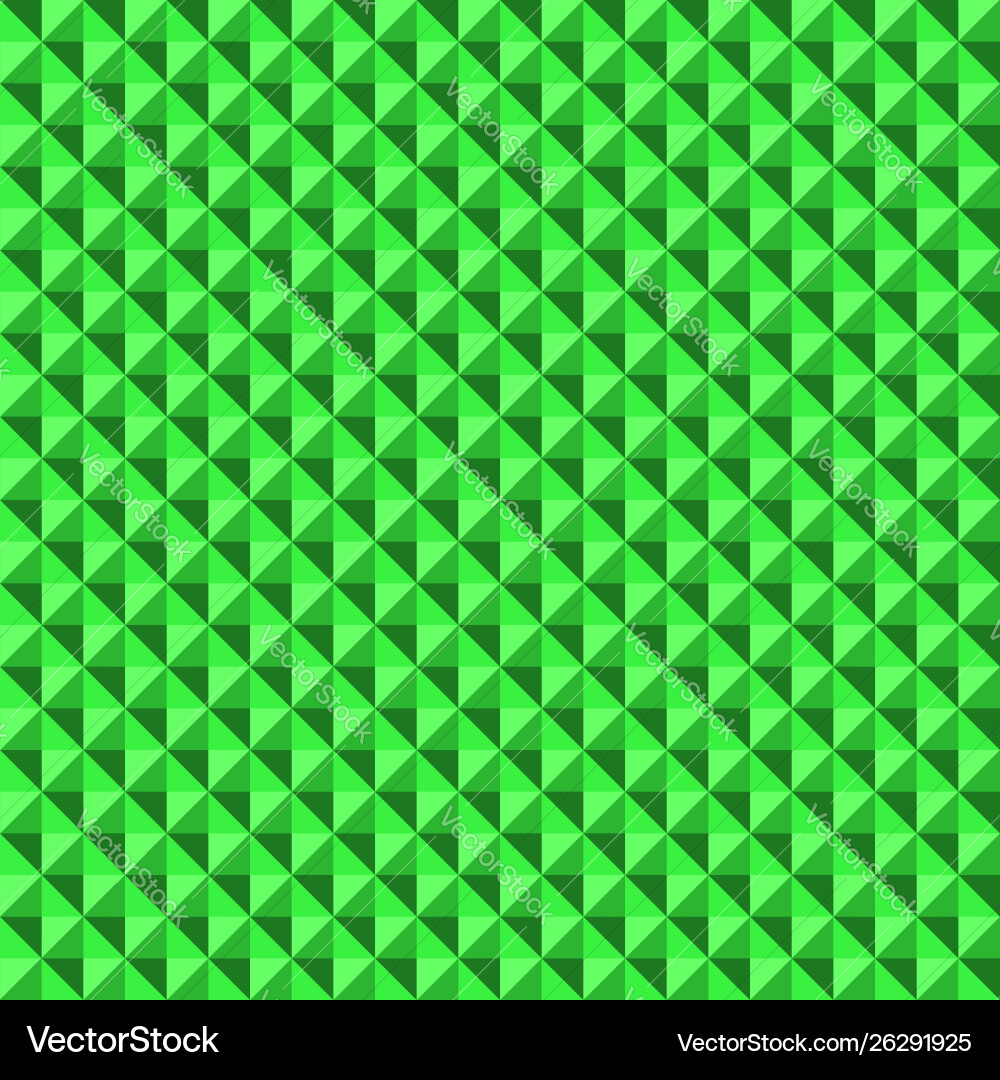 Green 3d structure abstract 80s seamless pattern vector image
