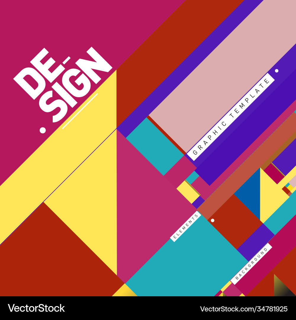 Modern colorful background material design Modern colorful background material design vector image