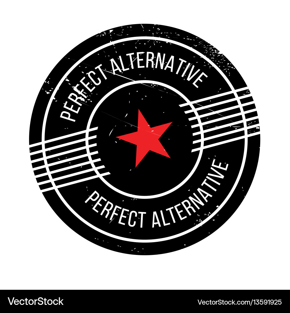 Perfekte alternative Gummistempel Perfekte alternative Gummistempel vektorbild
