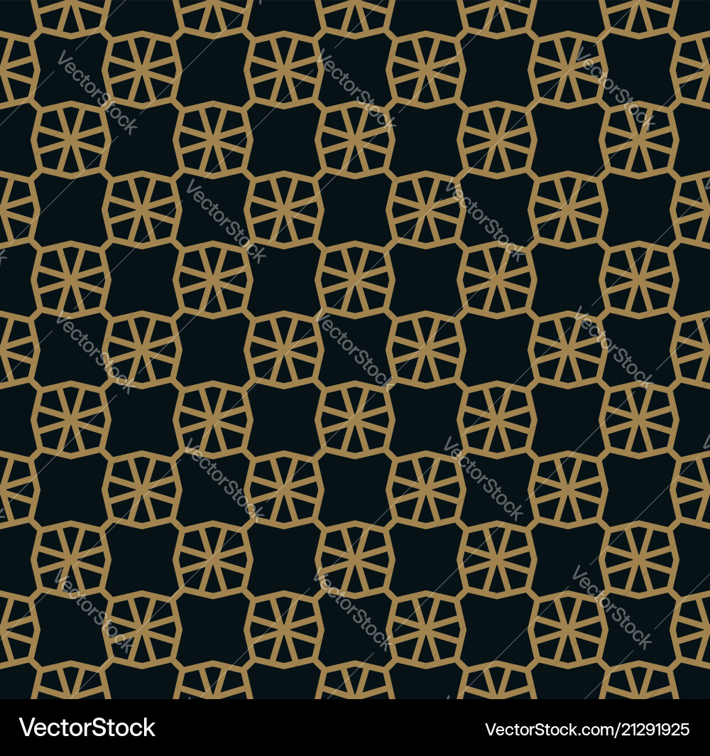 Seamless pattern of intersecting thin gold lines Seamless pattern of intersecting thin gold lines vector image