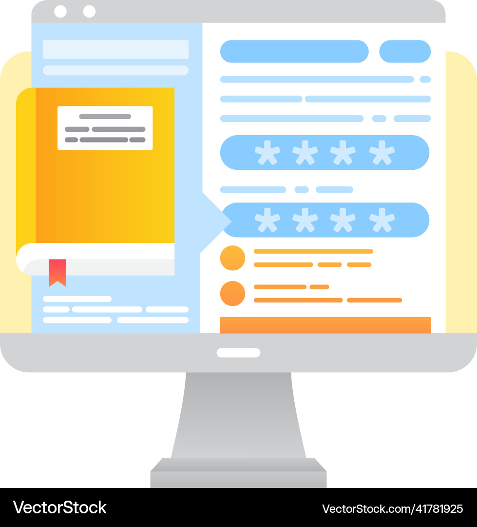 Secure password on pc for verification icon Vector Image
