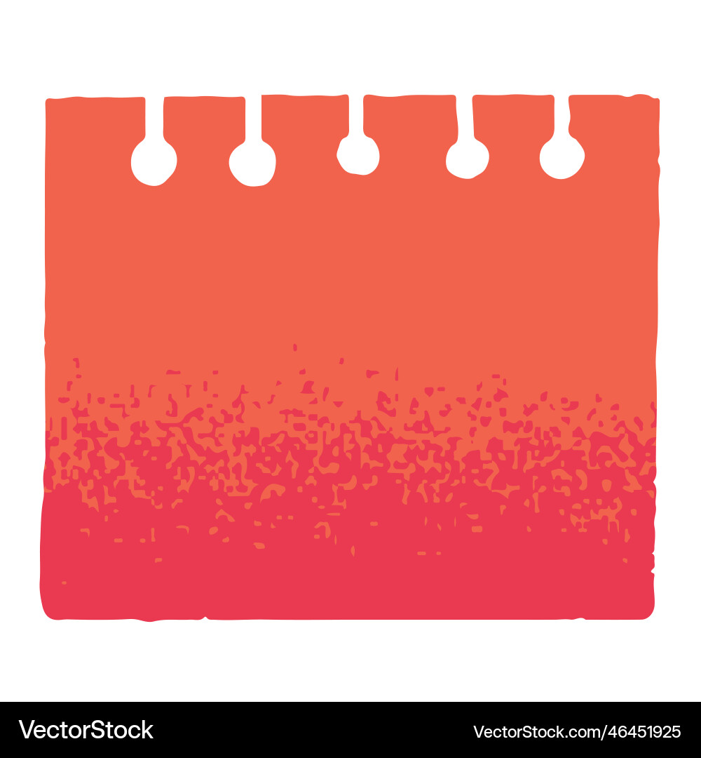 Torn-off paper from notebook tear-off notepad vector image