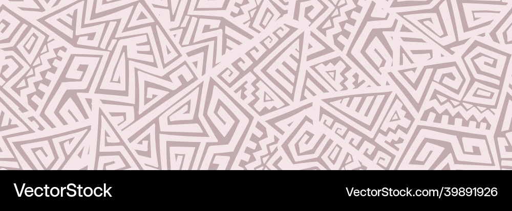 Abstract seamless pattern in ethnic style Vector Image