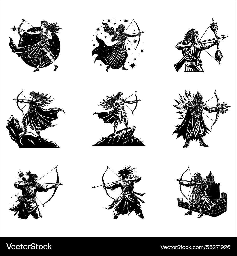 Archery Royalty Free Vector Image - VectorStock